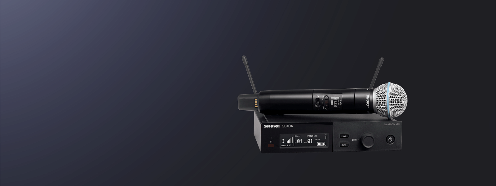SHURE SLXD24/B58